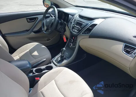 2014 Hyundai Elantra Se from USA, damaged, VIN 5NPDH4AE9EH523832